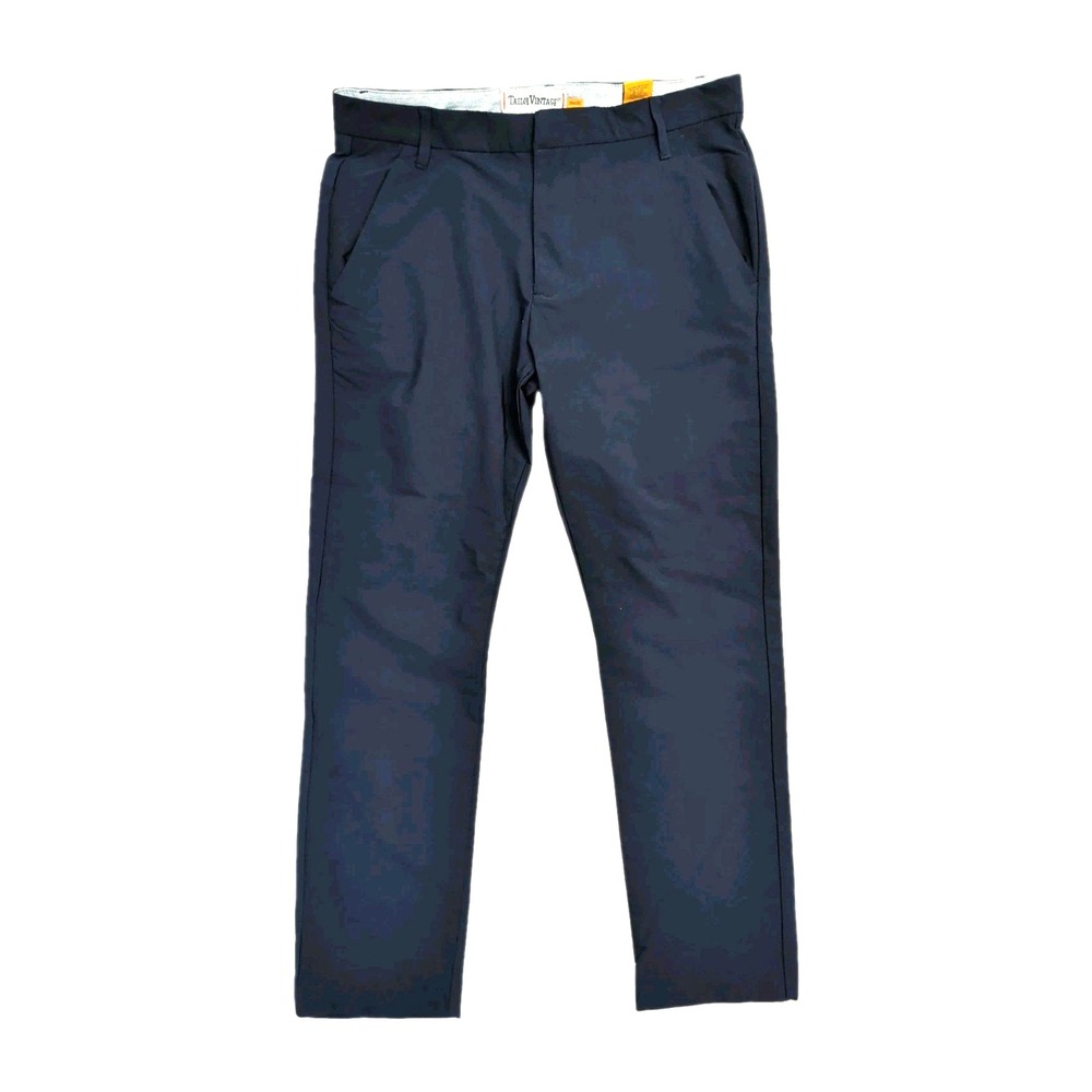 Tailor Vintage Canaan Performance Tech Pant Mens 36x30 Blue Stretch Slim Fit